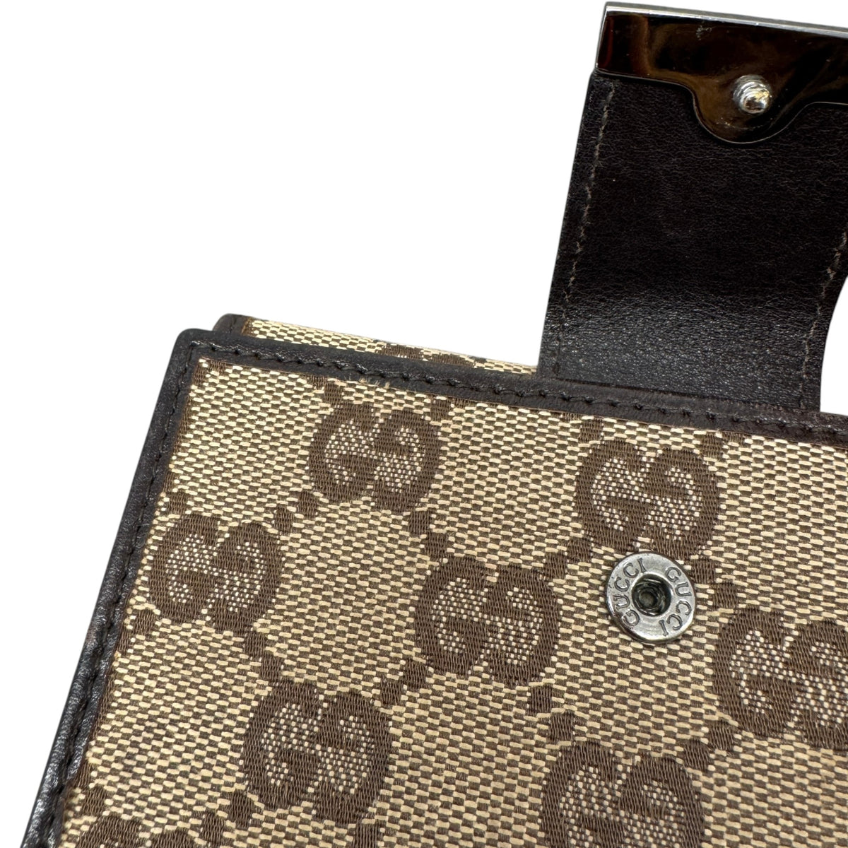 Women's GG Canvas Wallet Beige - Photo 5