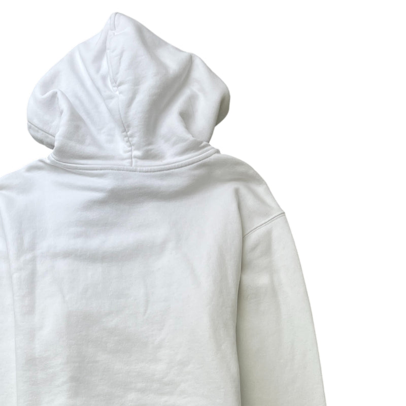 Men's Milano Sprayed Logo Hoodie White Size XS