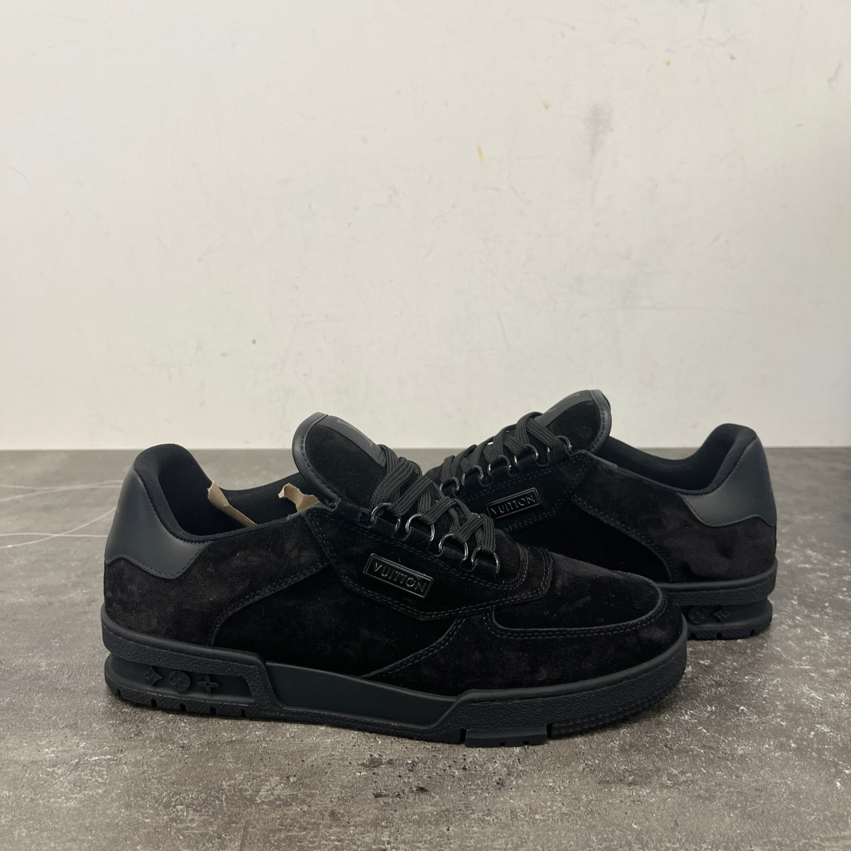 Men's LV Low Trainers Black Size UK 6.5 / EU 40.5 - Photo 10
