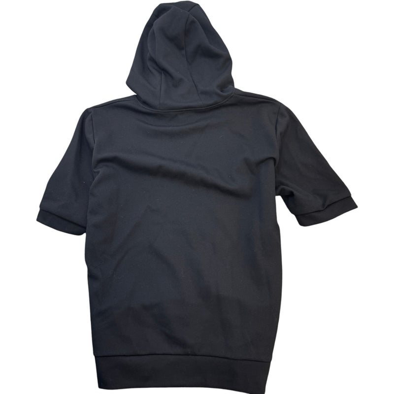 Men's FF Logo Short Sleeve Hoodie Black Size XXL
