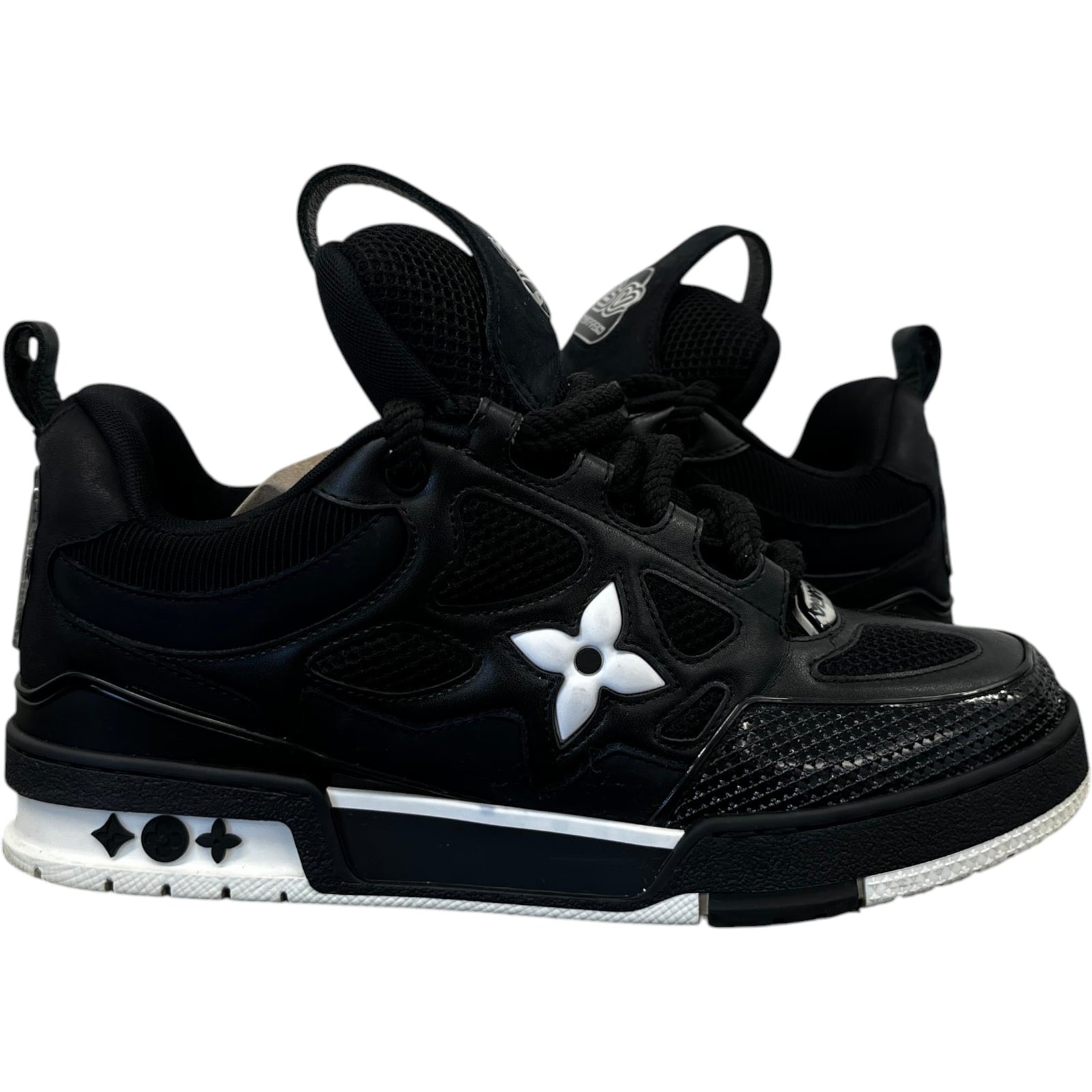 Men's Lv Skate Low Trainers Black Size EU 39.5 / UK 5.5 - Photo 3