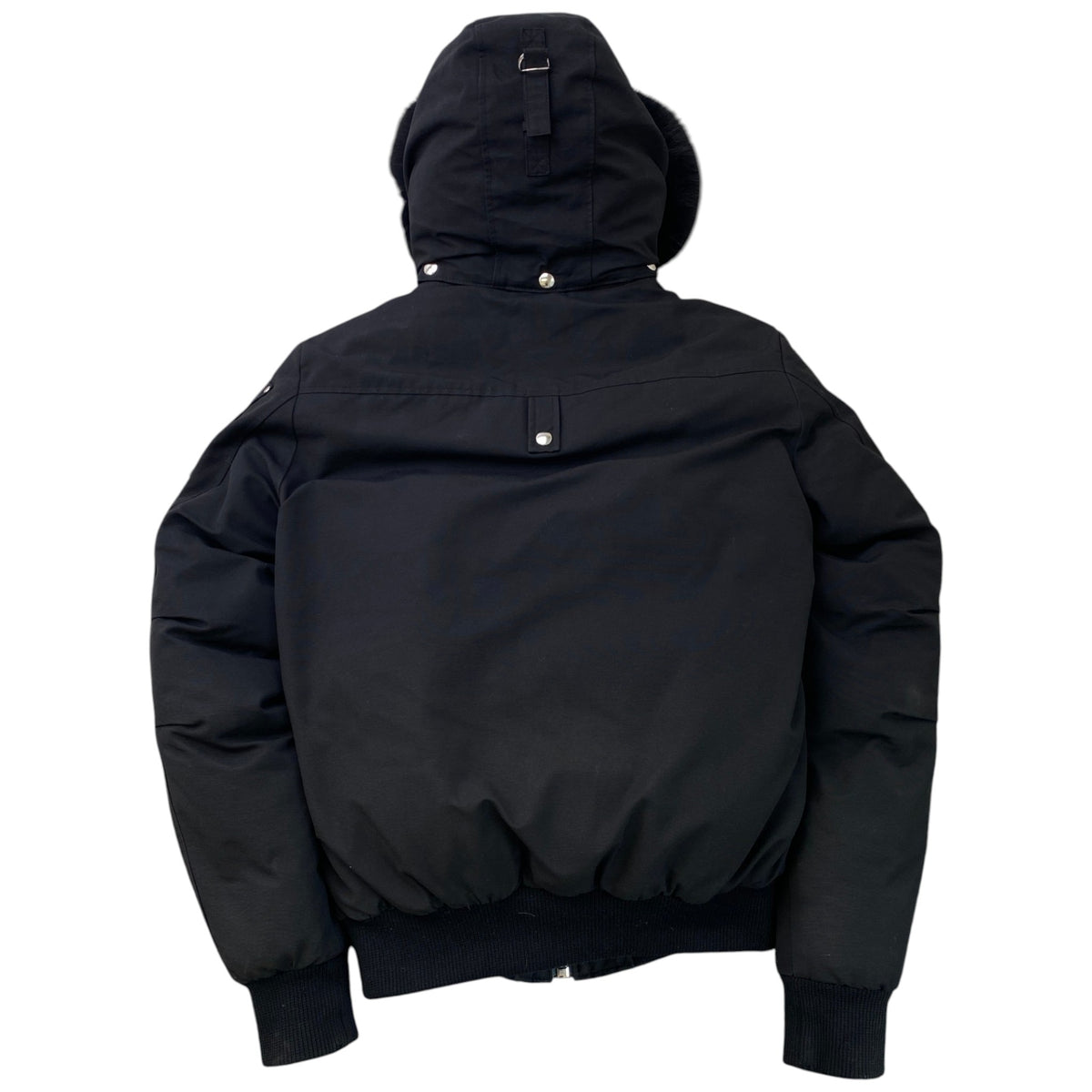 Men's Ballistic Bomber Down Jacket Black Size L - Photo 2