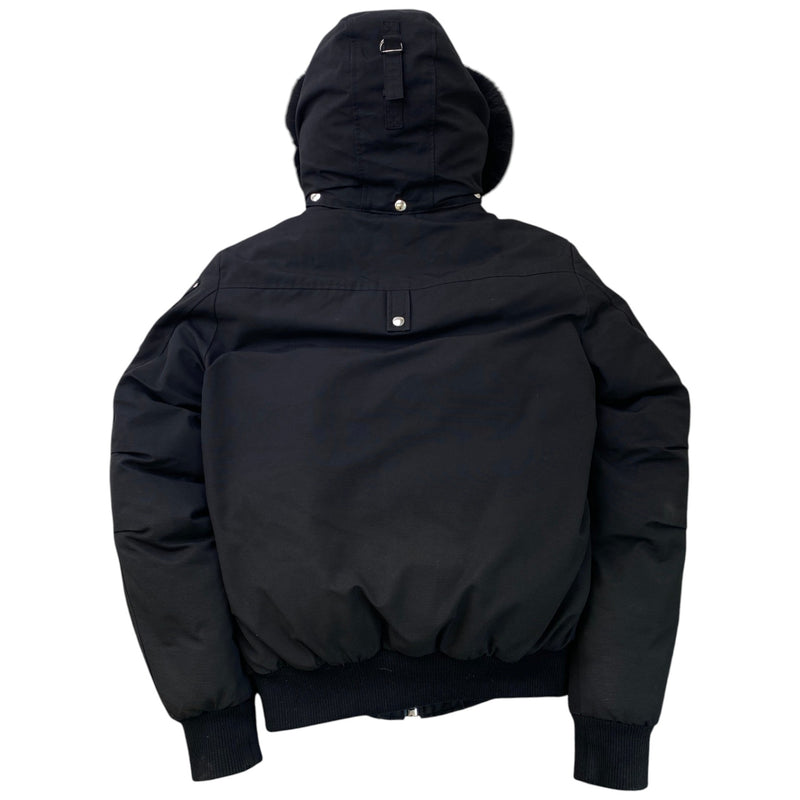 Men's Ballistic Bomber Down Jacket Black Size L