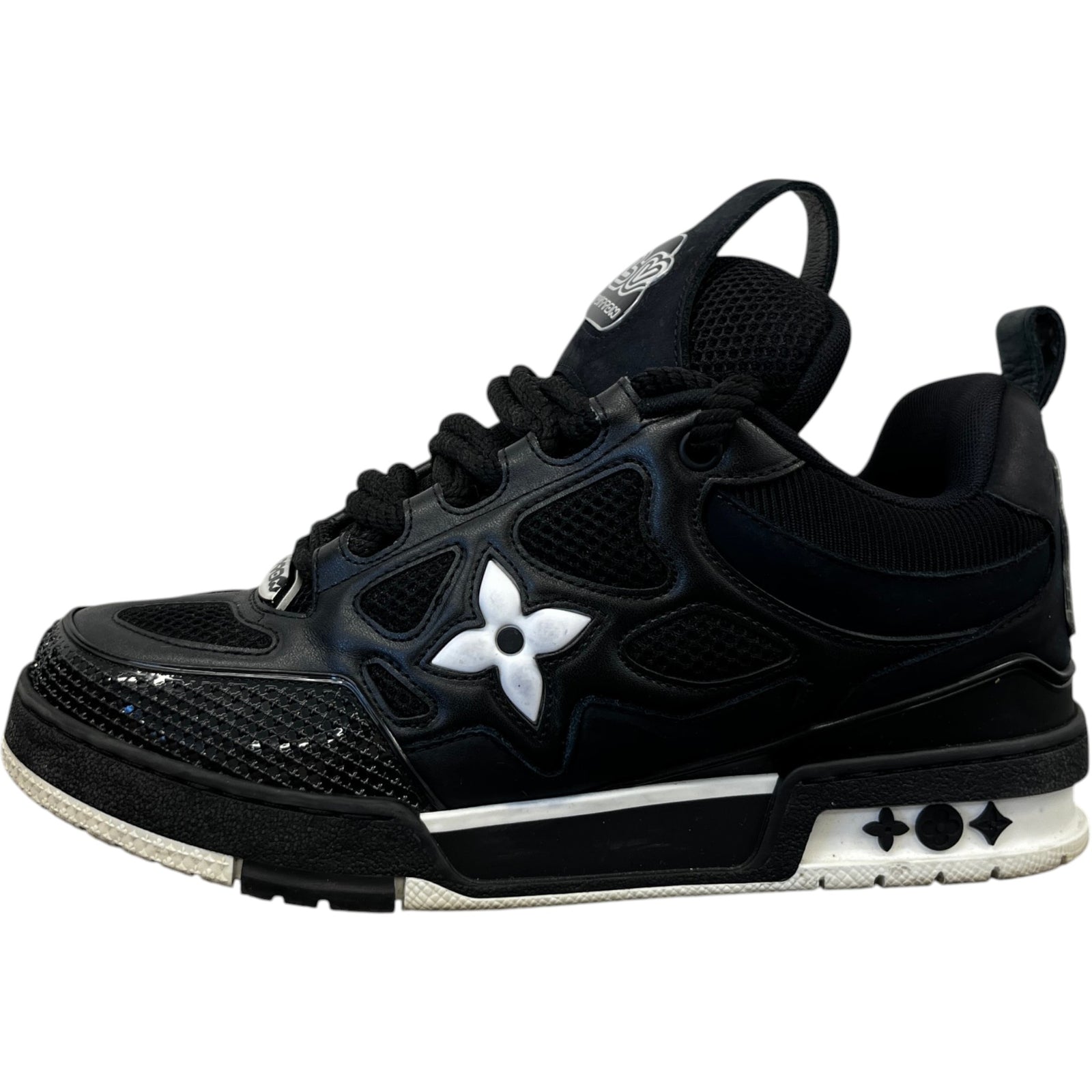 Men's Lv Skate Low Trainers Black Size EU 39.5 / UK 5.5 - Photo 5