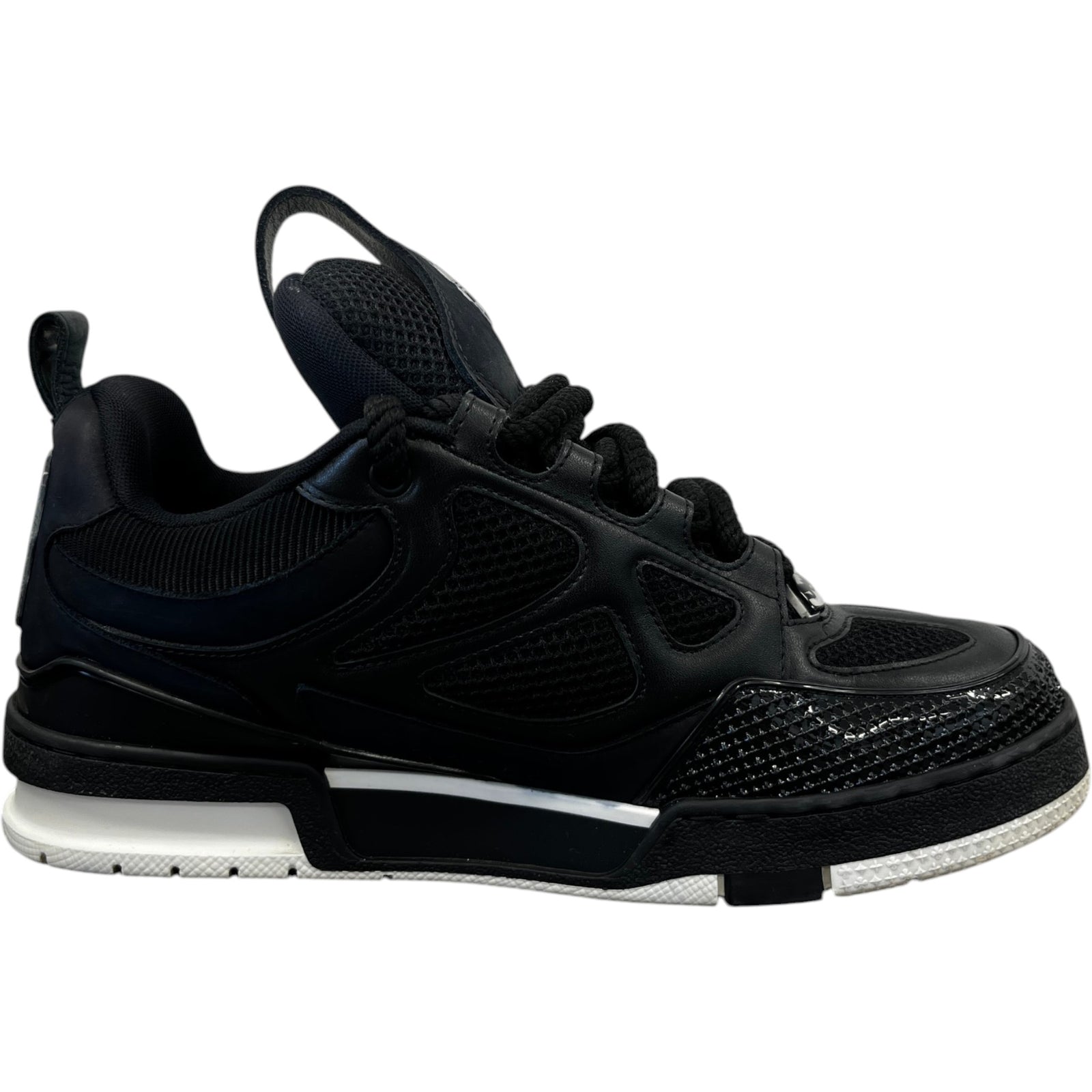 Men's Lv Skate Low Trainers Black Size EU 39.5 / UK 5.5 - Photo 4