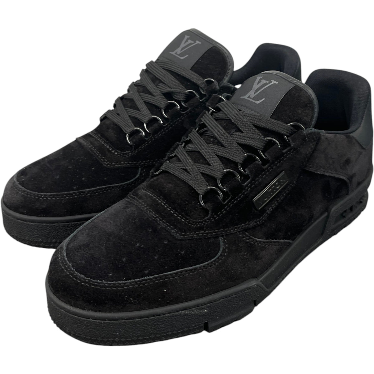 Men's LV Low Trainers Black Size UK 6.5 / EU 40.5 - Photo 8