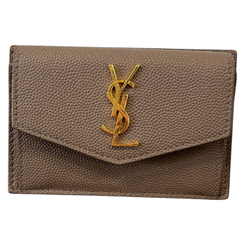 Women's Grain De Poudre Uptown Card Holder Brown