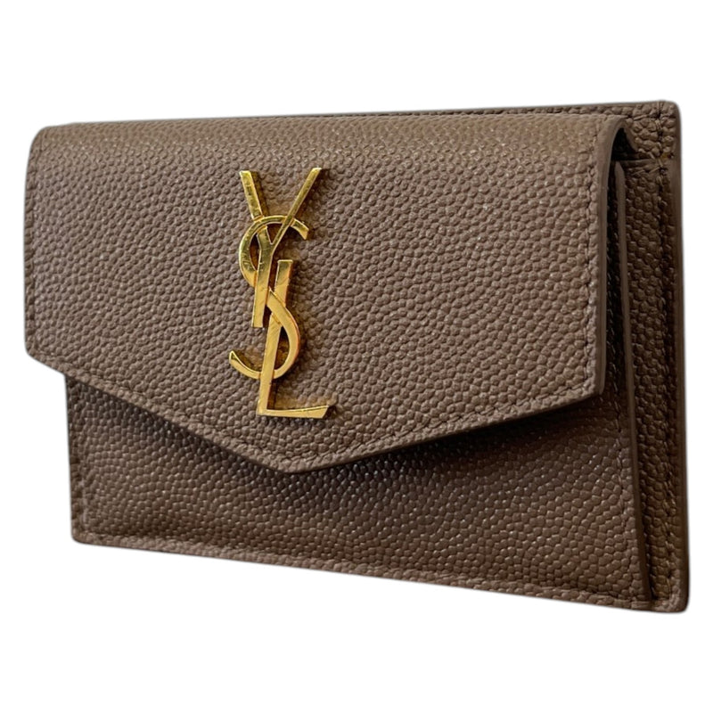 Women's Grain De Poudre Uptown Card Holder Brown