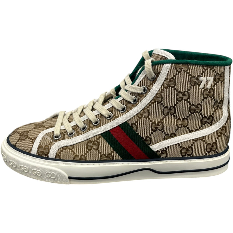 Men's GG Supreme High Trainers Beige Size UK 6.5 / EU 40.5