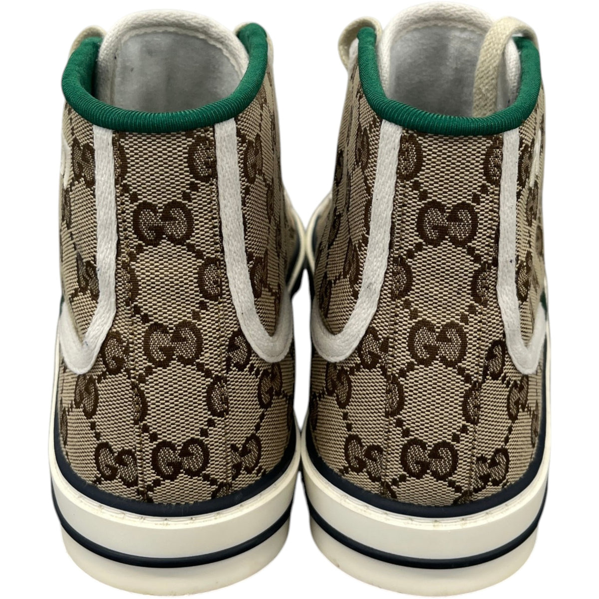 Men's GG Supreme High Trainers Beige Size UK 6.5 / EU 40.5 - Photo 5