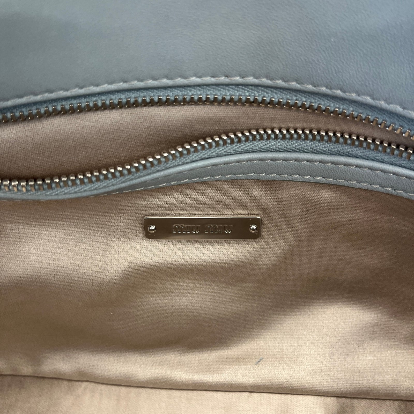 Women's Crystal Faux Fur Bag Blue - Photo 14