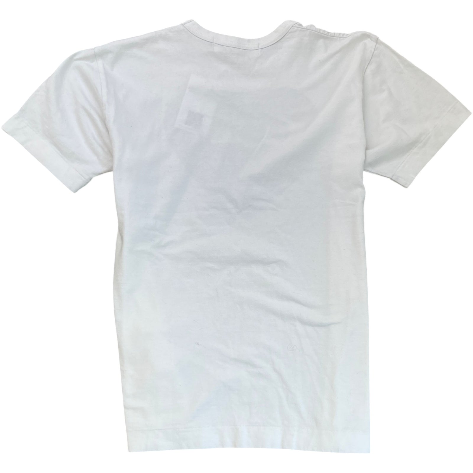 Men's Play Peeping Heart T-Shirt White Size M - Photo 2