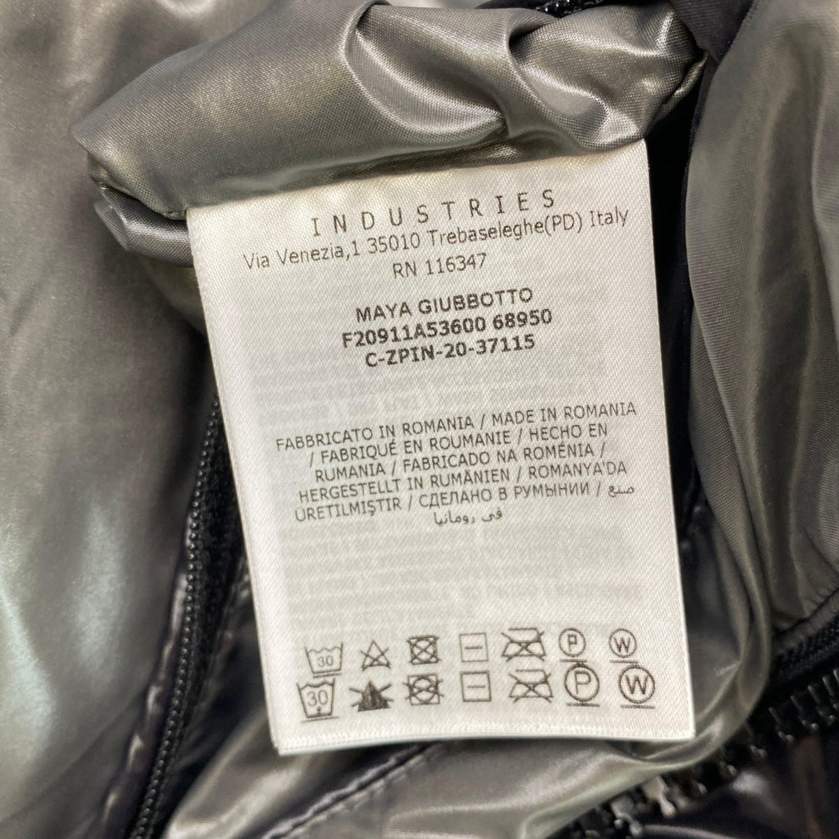 Men's Maya Down Jacket Black Size 2 / M - Photo 7