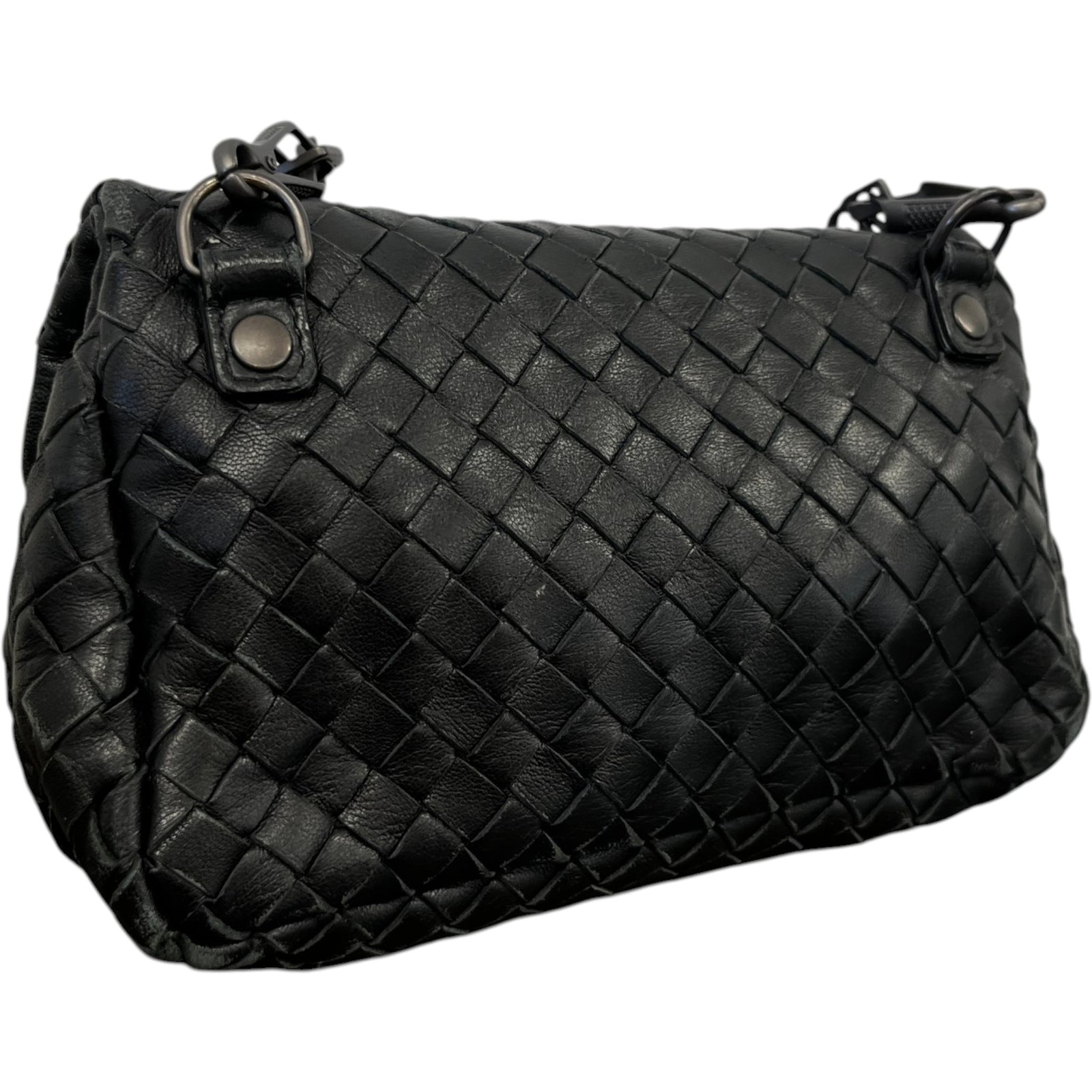 Women's Intrecciato Woven Olimpia Bag Black - Photo 6