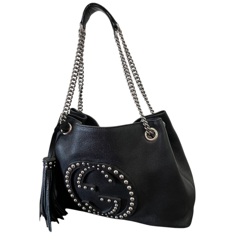 Women's GG Soho Tote Handbag Black