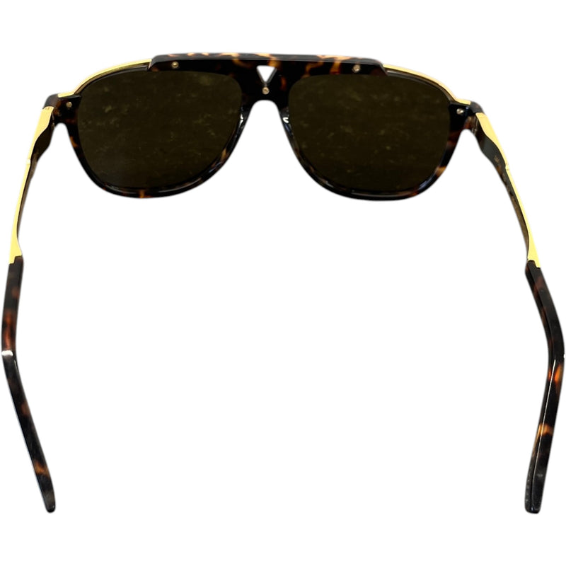 Men's Mascot Aviator Sunglasses Brown