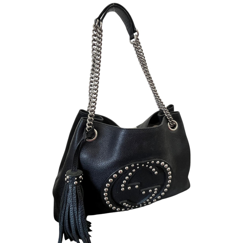 Women's GG Soho Tote Handbag Black