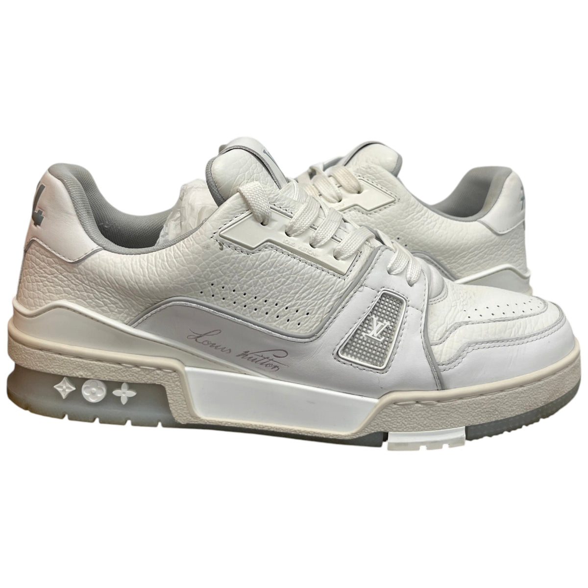 Men's LV Low Trainers White Size UK 6 / EU 40 - Photo 3