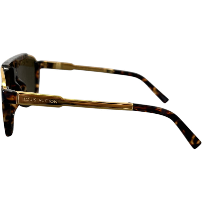 Men's Mascot Aviator Sunglasses Brown