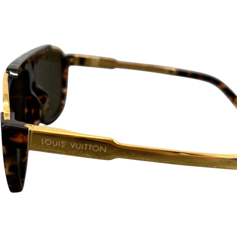 Men's Mascot Aviator Sunglasses Brown