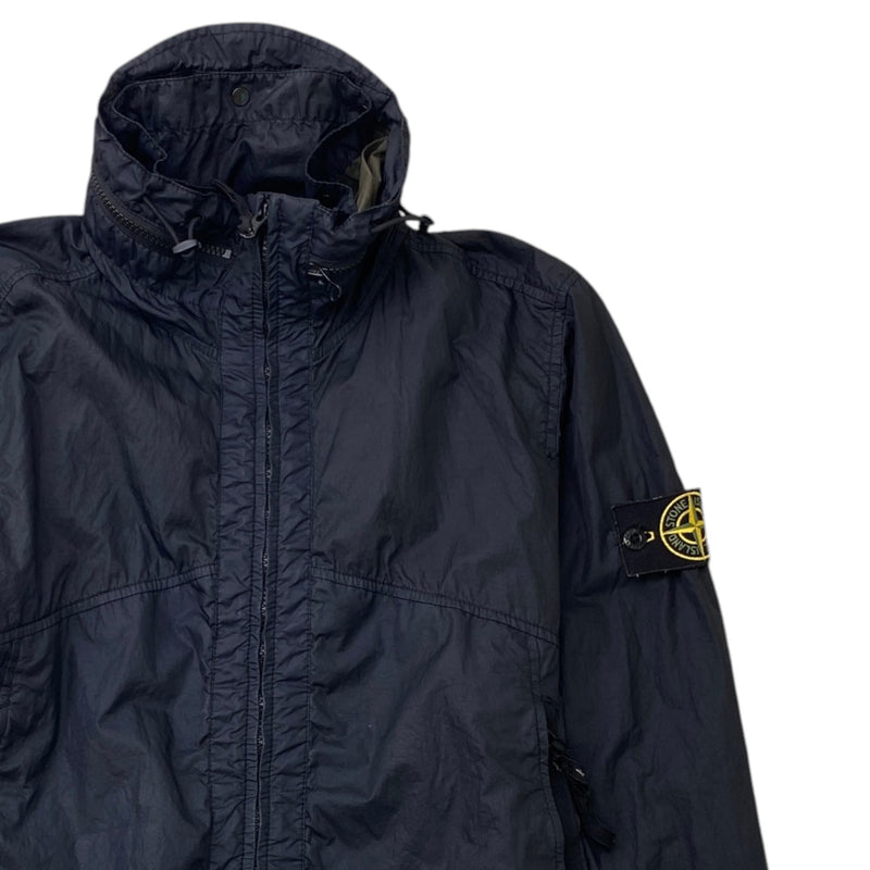 Men's Applique Logo Windbreaker Black Size S