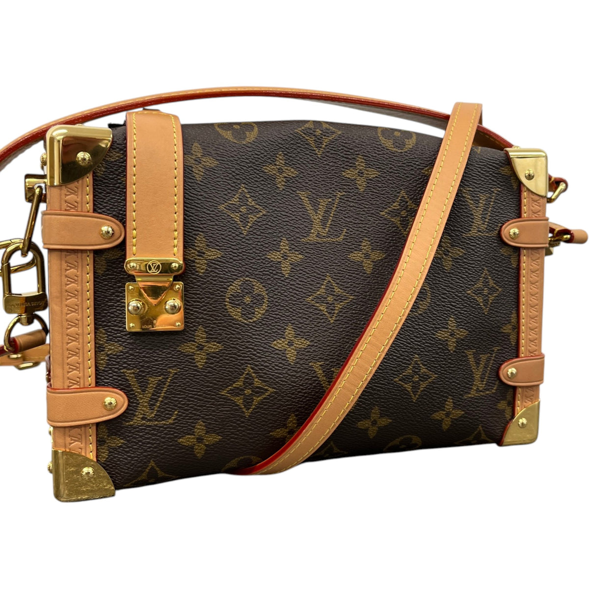 Women's Monogram Side Trunk MM Handbag Brown - Photo 4
