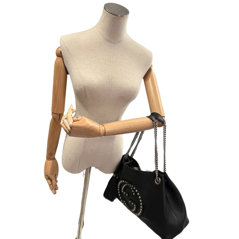 Women's GG Soho Tote Handbag Black
