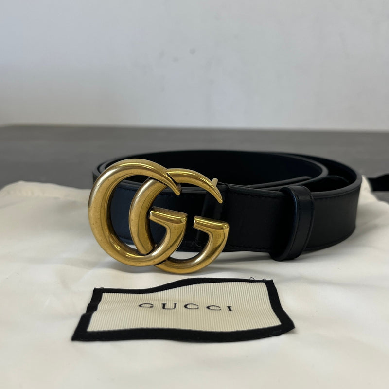 Women's GG Marmont Belt Black