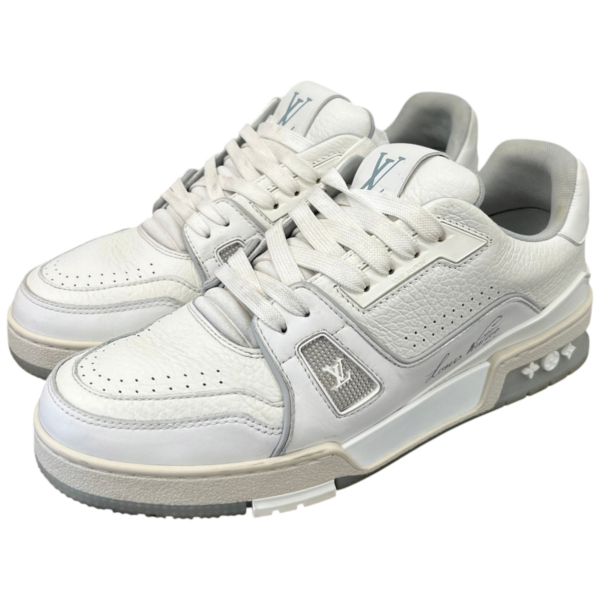 Men's LV Low Trainers White Size UK 6 / EU 40 - Photo 9