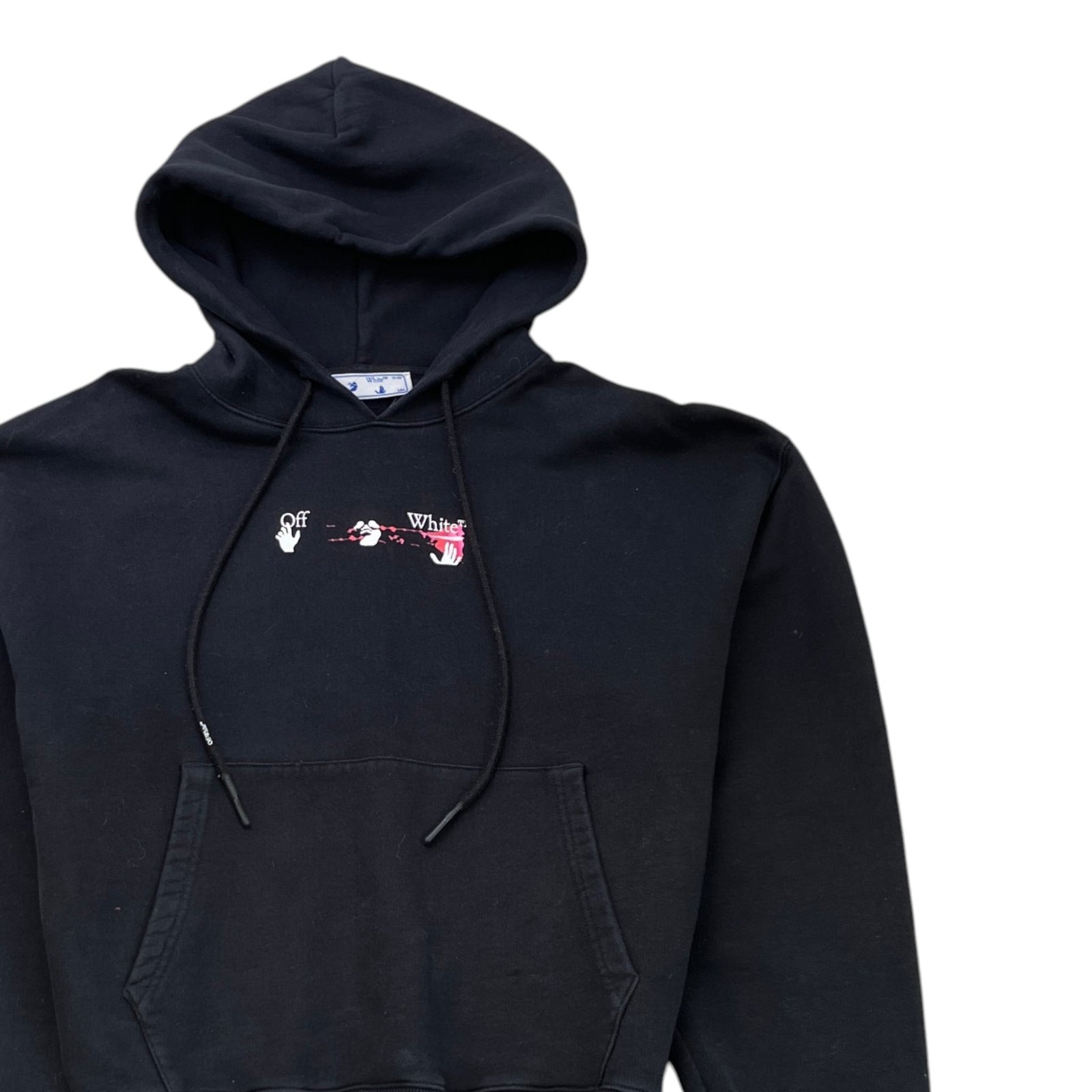 Men's Arrow Logo Hoodie Black Size L - Photo 3
