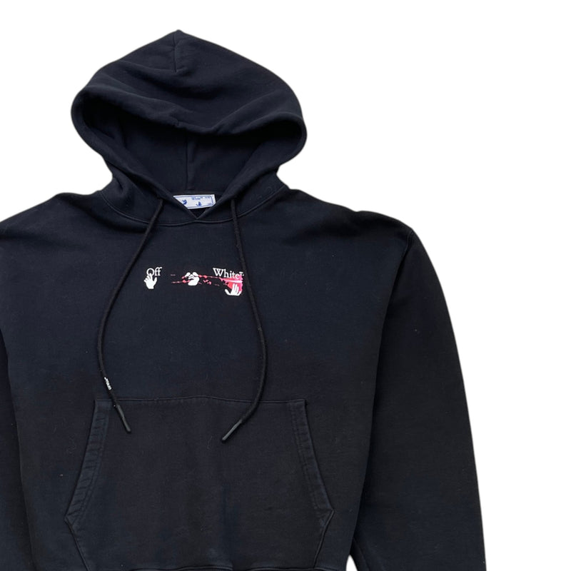 Men's Arrow Logo Hoodie Black Size L