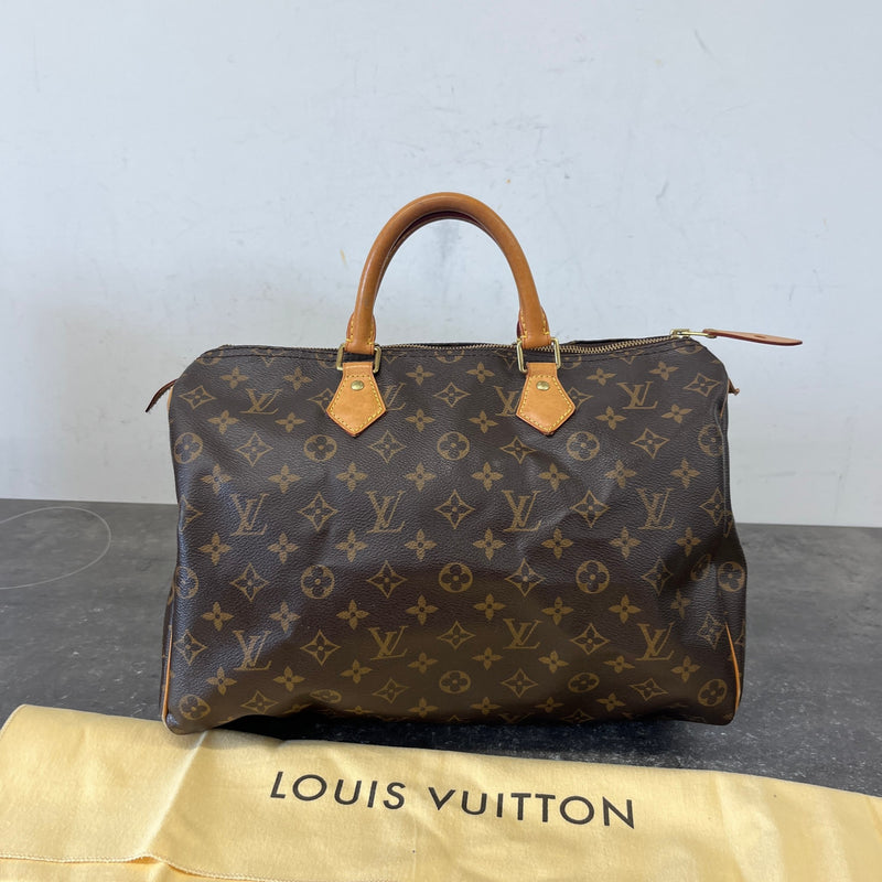 Women's Monogram Speedy 35 Handbag Brown