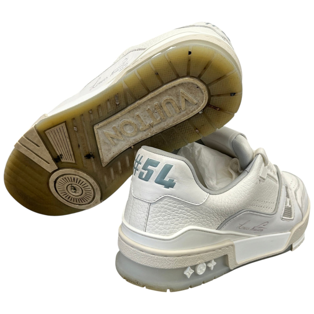 Men's LV Low Trainers White Size UK 6 / EU 40 - Photo 10