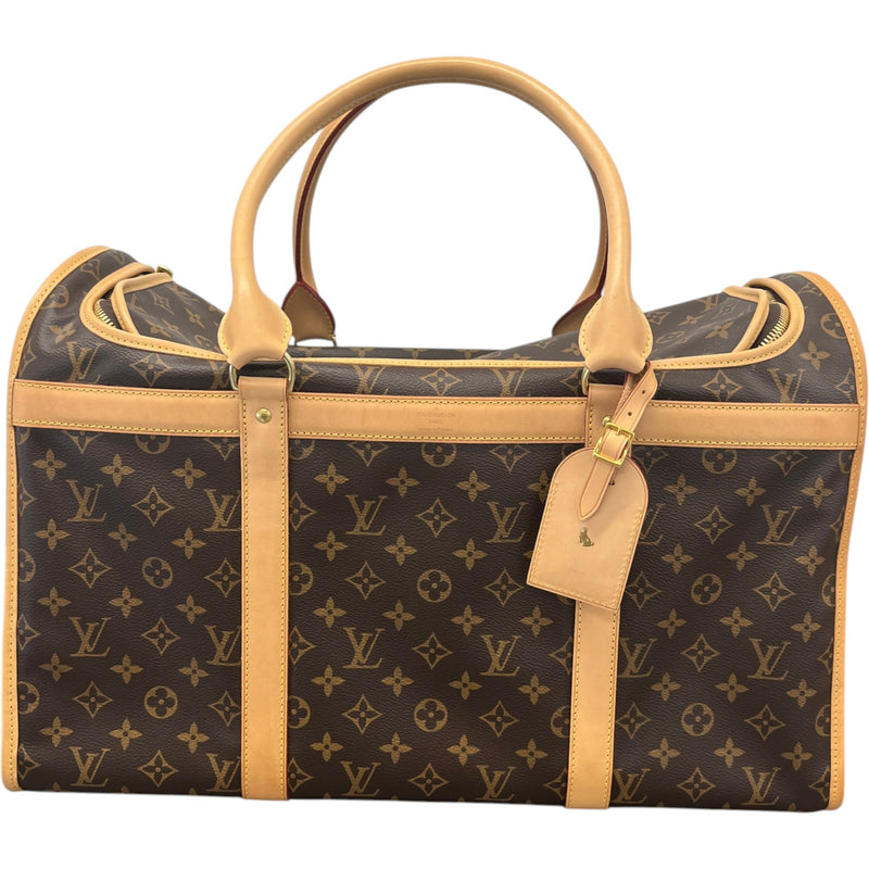 Women's Monogram Sac Chien 50 Travel Bag Brown