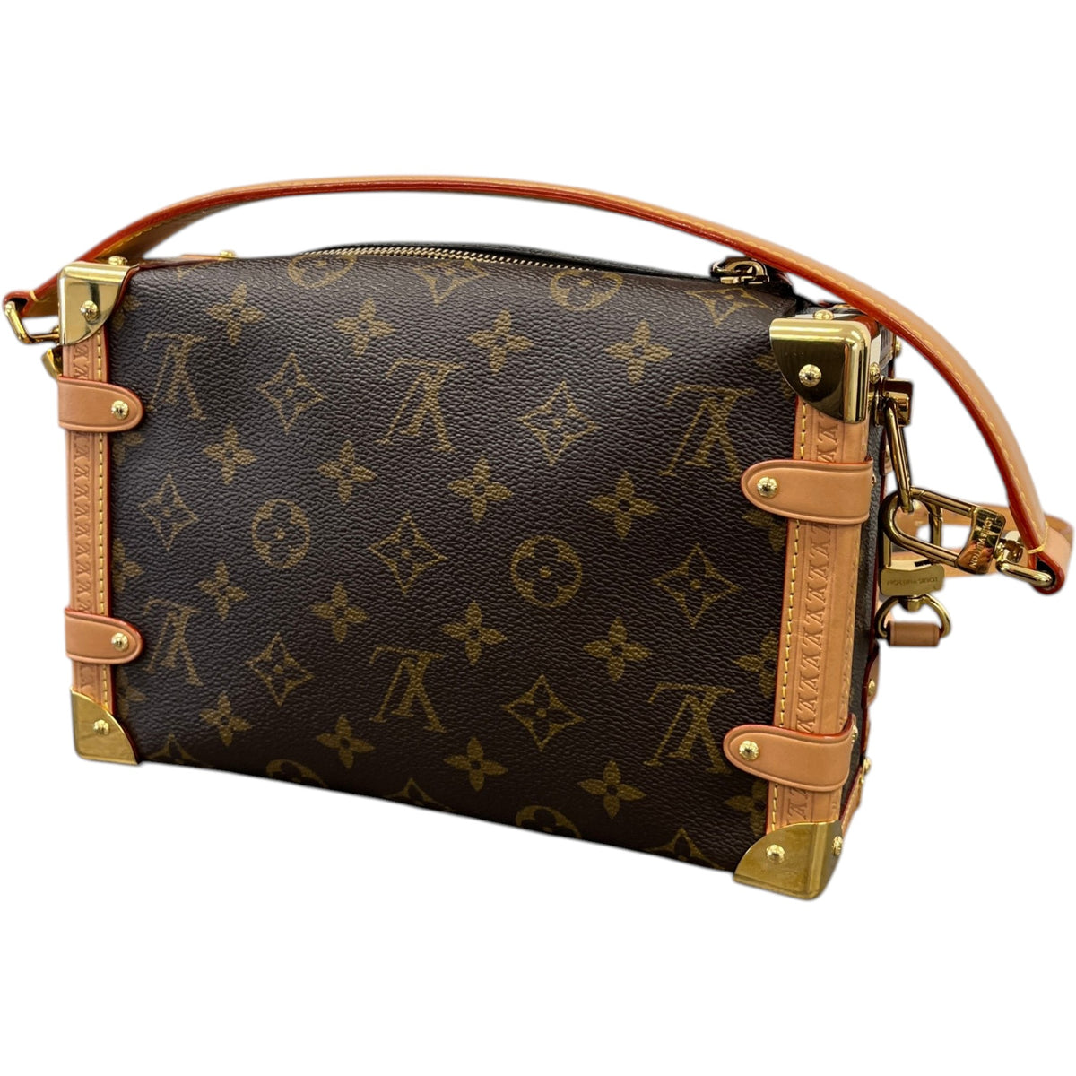 Women's Monogram Side Trunk MM Handbag Brown - Photo 9