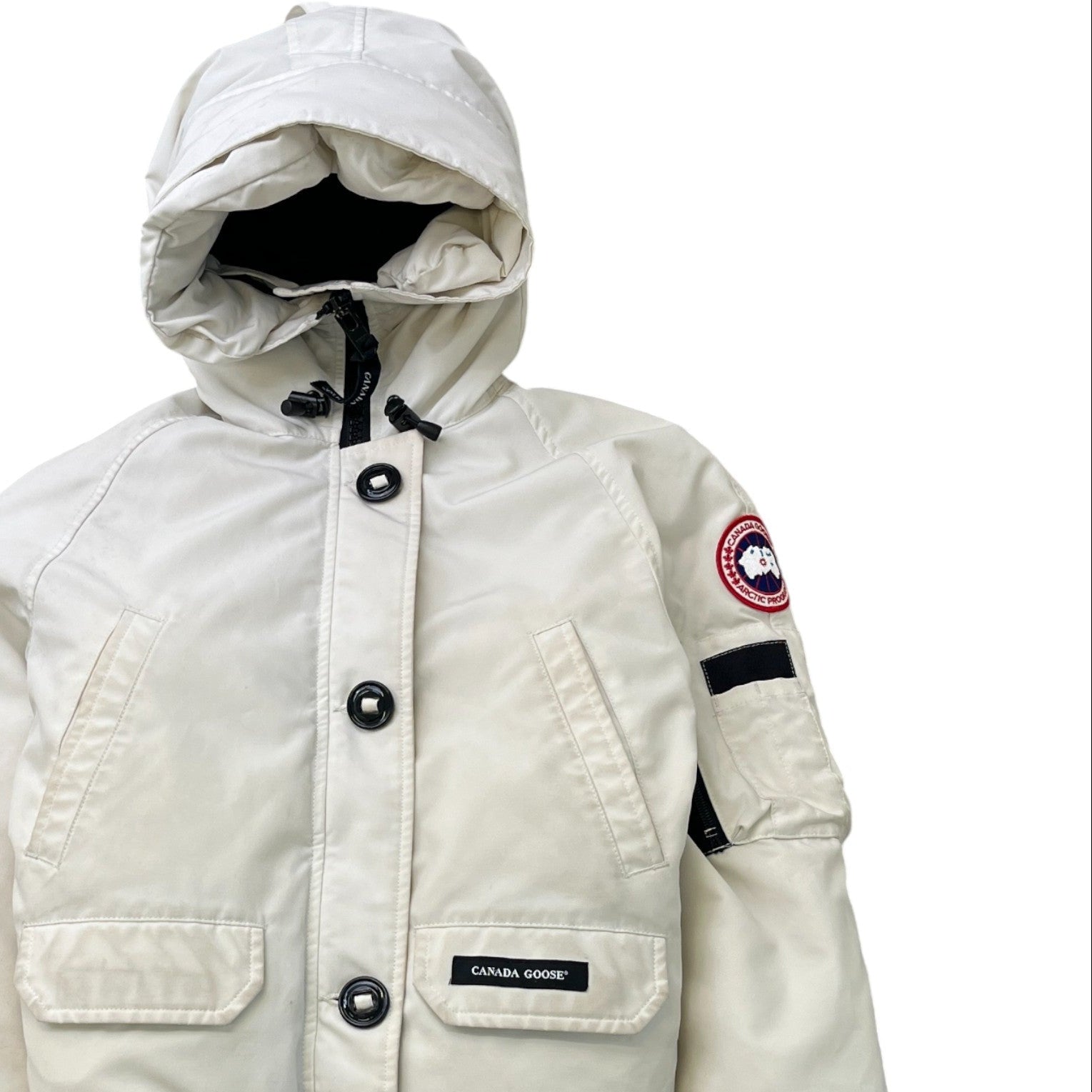Women's Chilliwack Bomber Down Jacket White Size S - Photo 3