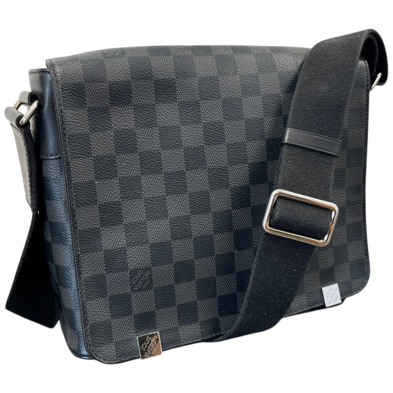 Men's Monogram Eclipse District Pm Messenger Bag Charcoal
