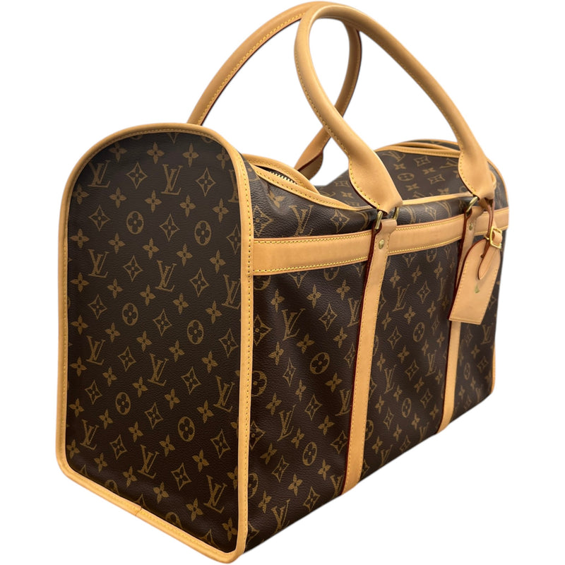 Women's Monogram Sac Chien 50 Travel Bag Brown