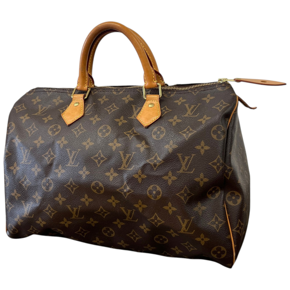 Women's Monogram Speedy 35 Handbag Brown - Photo 5