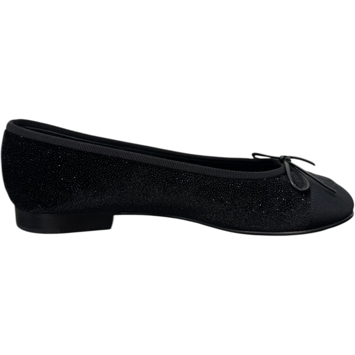 Women's CC Logo Glitter Mules Black Size UK 3.5 / EU 36.5 - Photo 6