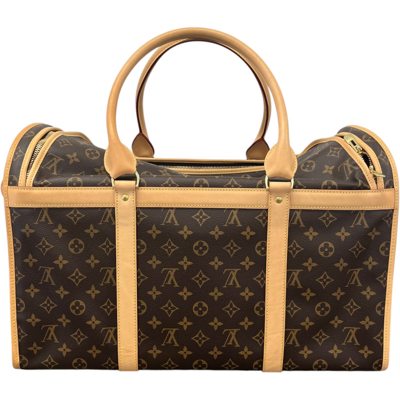 Women's Monogram Sac Chien 50 Travel Bag Brown