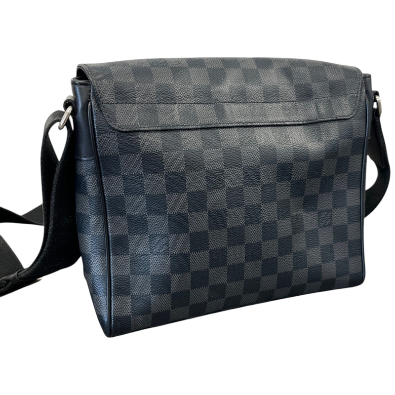 Men's Monogram Eclipse District Pm Messenger Bag Charcoal