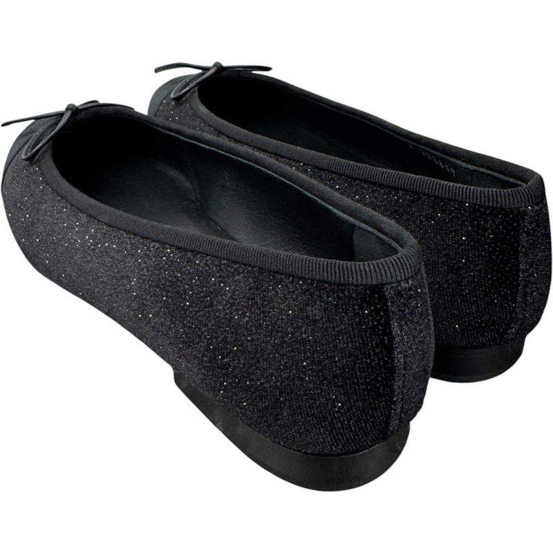 Women's CC Logo Glitter Mules Black Size UK 3.5 / EU 36.5