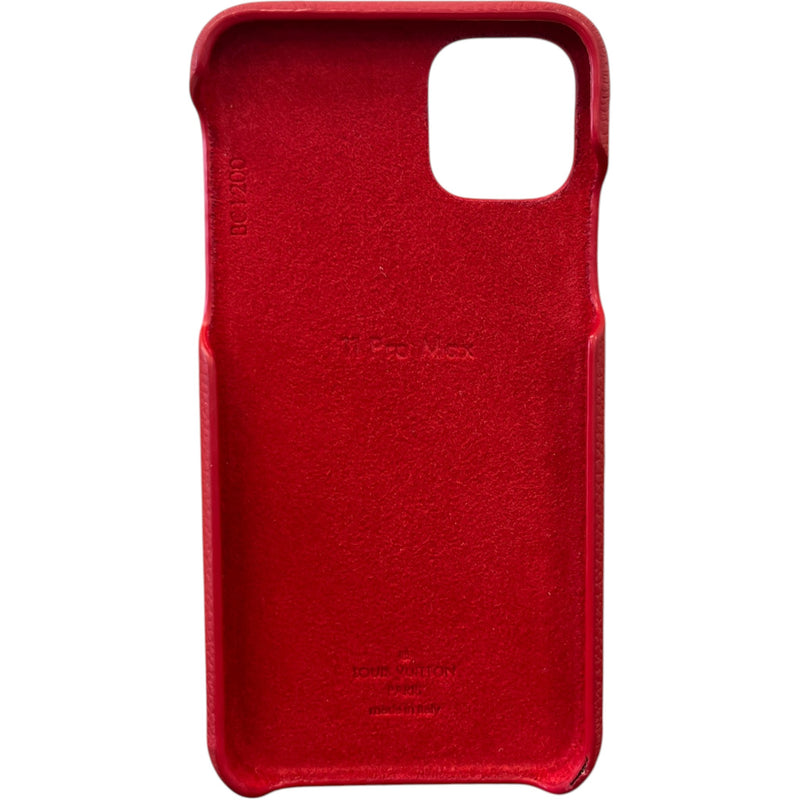 Women's Monogram Iphone 11 Pro Max Phone Case Red