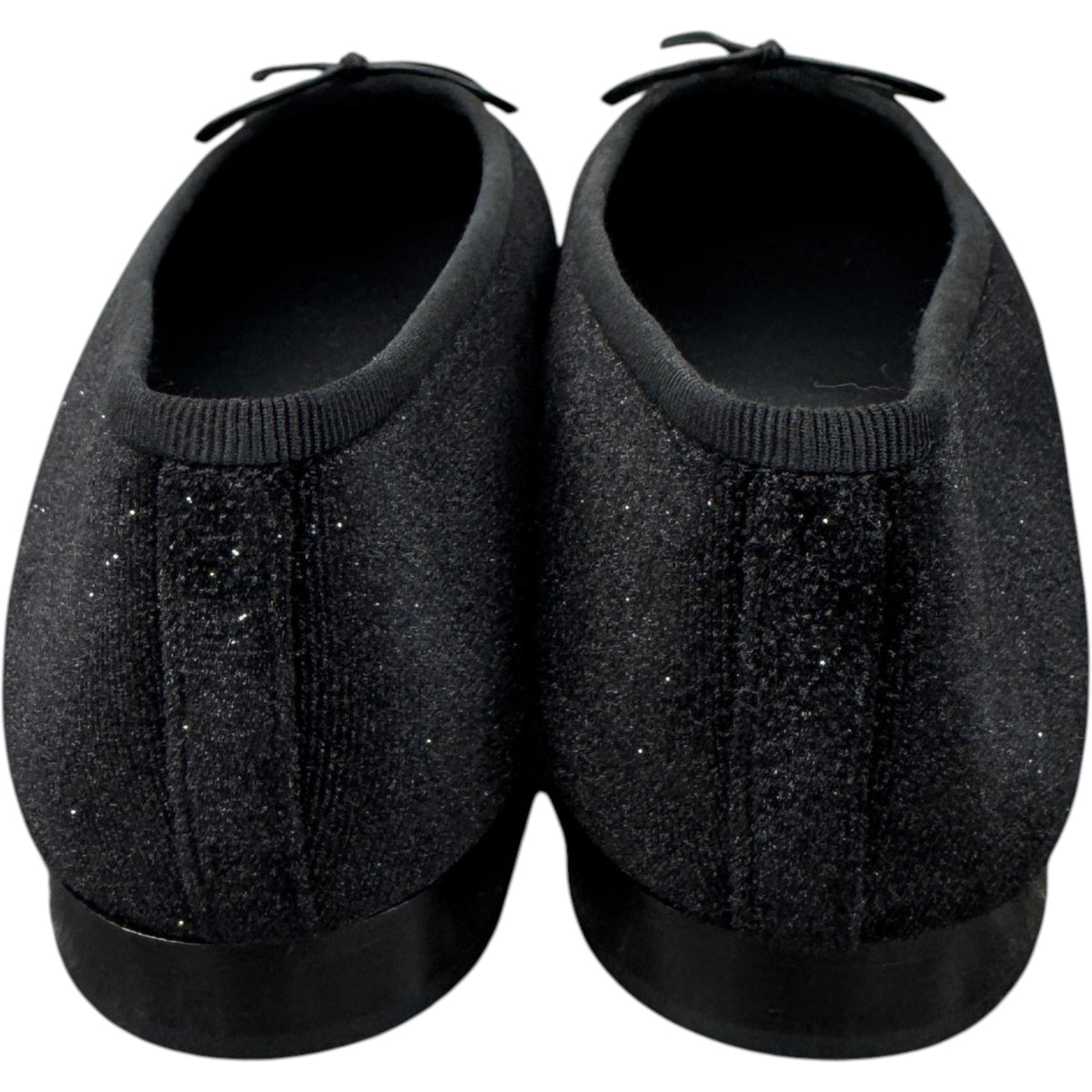 Women's CC Logo Glitter Mules Black Size UK 3.5 / EU 36.5 - Photo 11