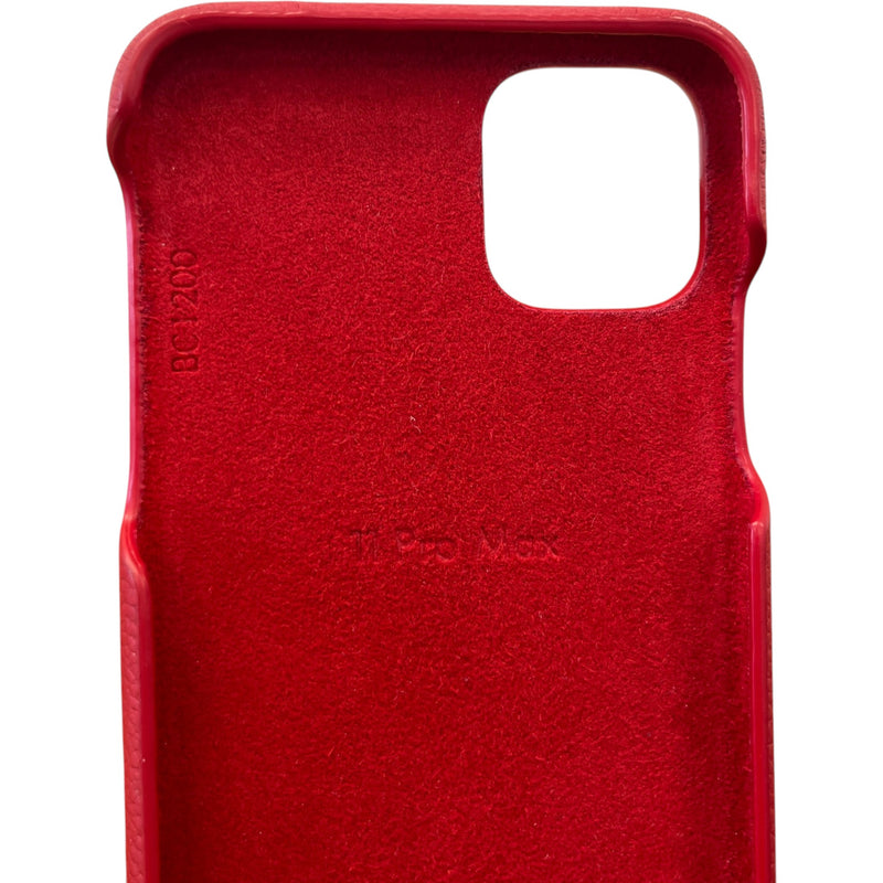 Women's Monogram Iphone 11 Pro Max Phone Case Red