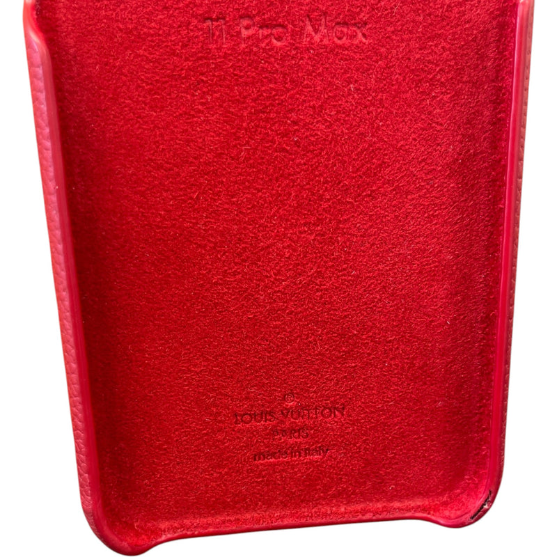 Women's Monogram Iphone 11 Pro Max Phone Case Red