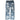 Men's Wreath Print Jeans Blue Size Waist 34"