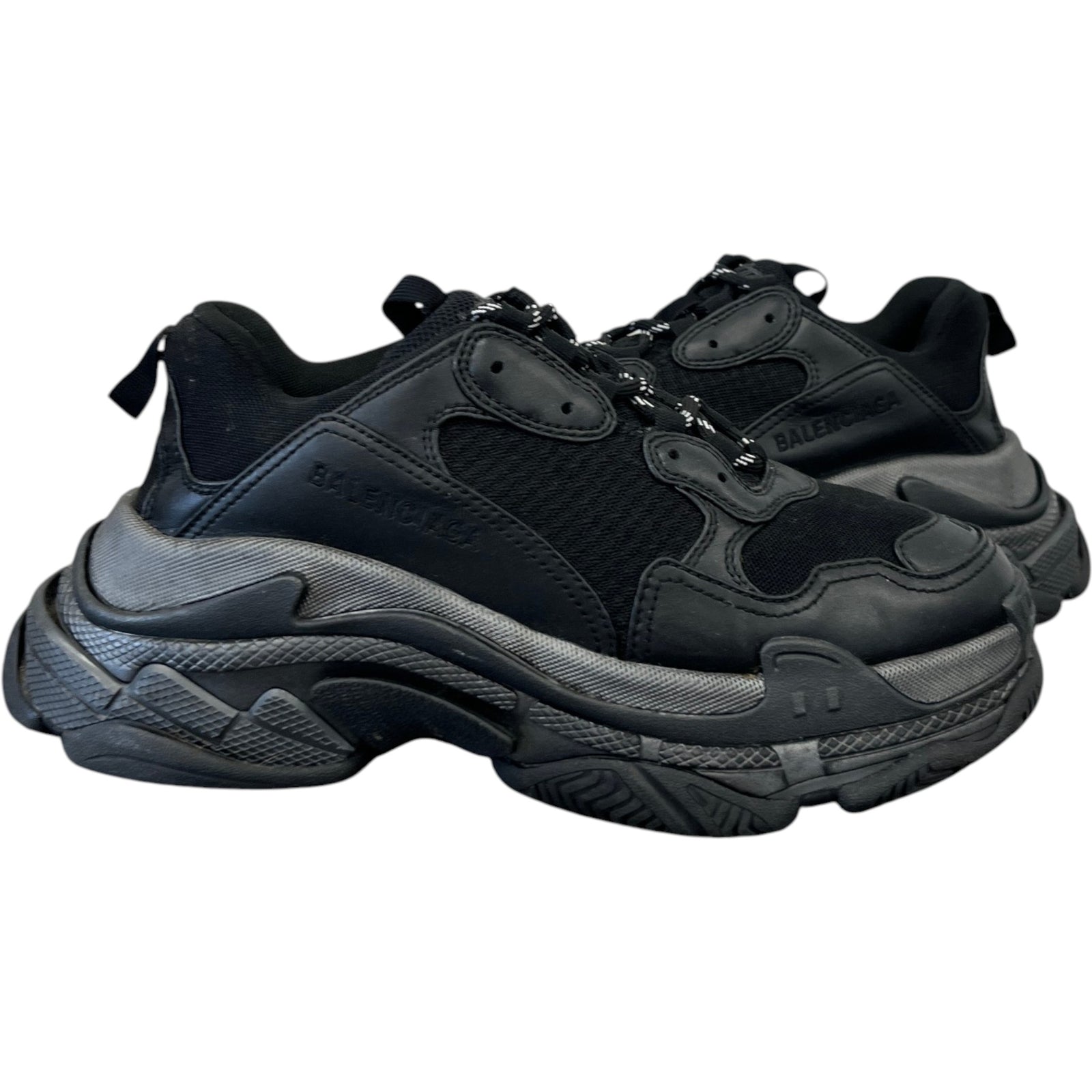 Men's Triple S Low Trainers Black Size EU 40 / UK 6 - Photo 3