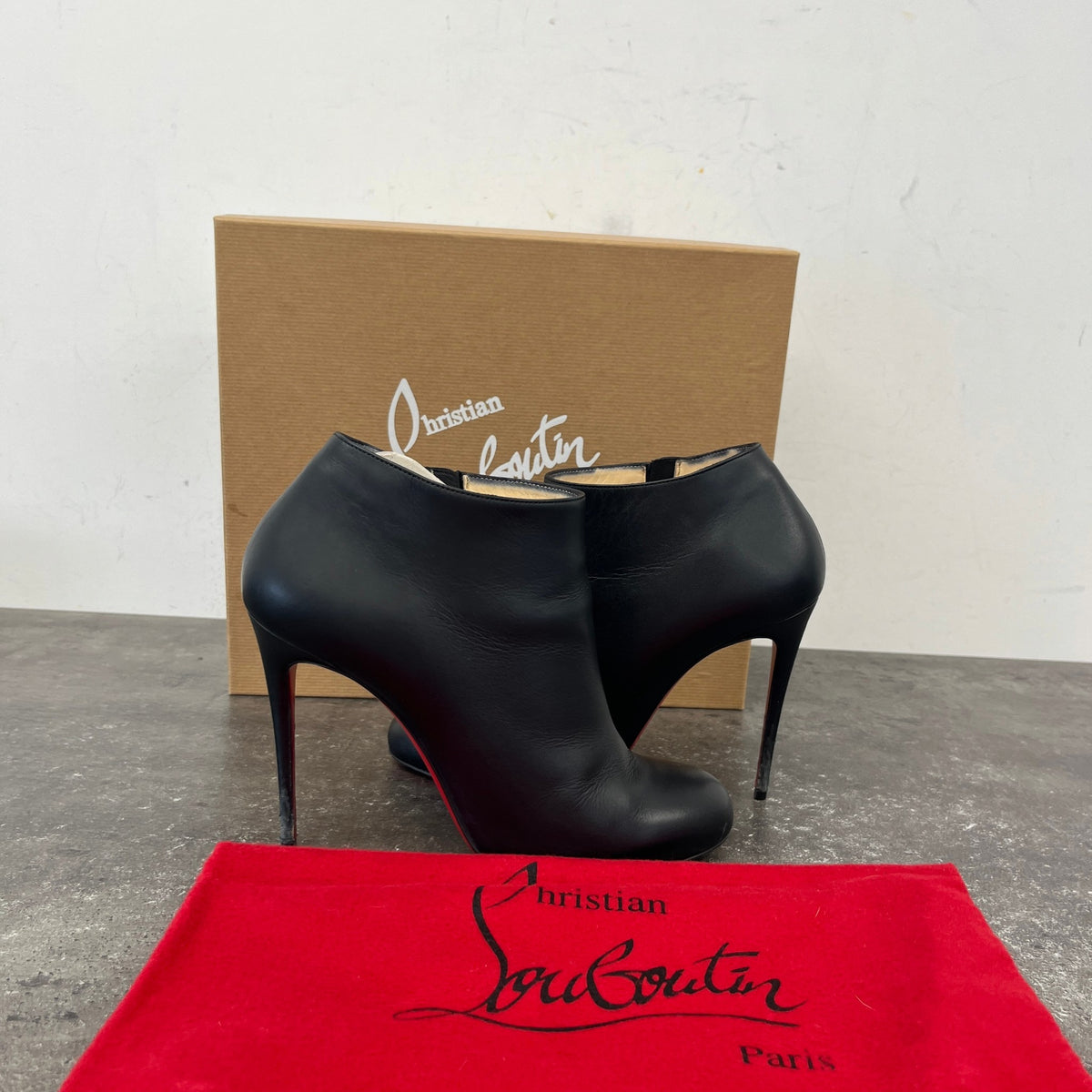 Women's Belle Ankle Boot Heels Black Size UK 6.5 / EU 39.5 - Photo 11